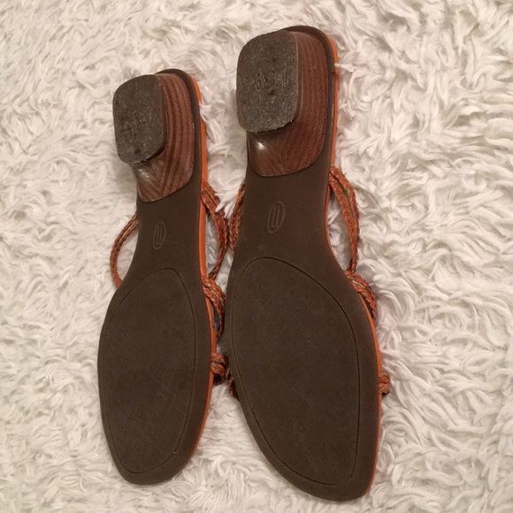 Nickels Soft Leather Braided Sandal Size 9M - Picture 6 of 7